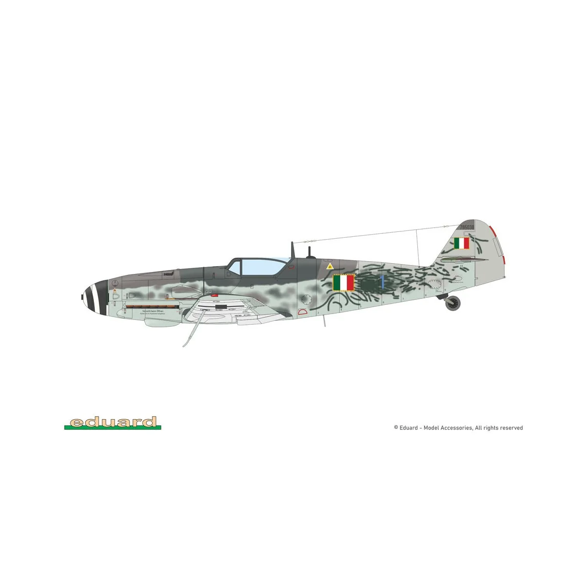 GUSTAV Pt. 3 DUAL COM EDUARD-LIMITED, 1/72 - Eduard Plastic Kits 2150