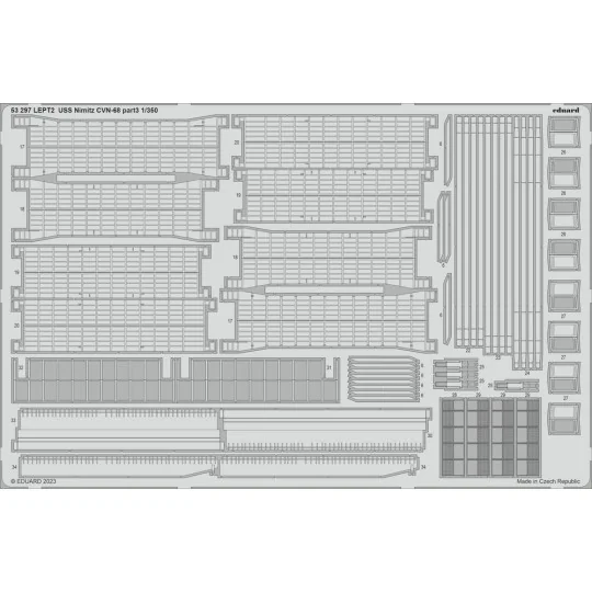 USS Nimitz CVN-68 part 3 1/350 TRUMPETER - Eduard Accessories 53297