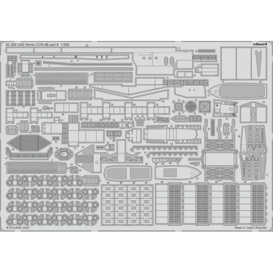 USS Nimitz CVN-68 part 6, 1/350 - Eduard Accessories 53300