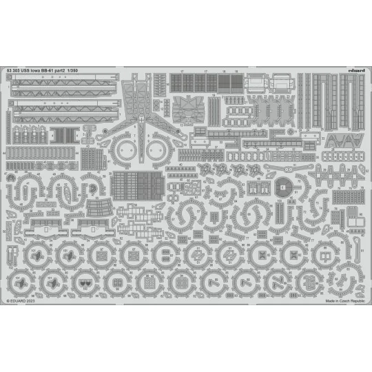 USS Iowa BB-61 part 2 1/350 - Eduard Accessories 53303