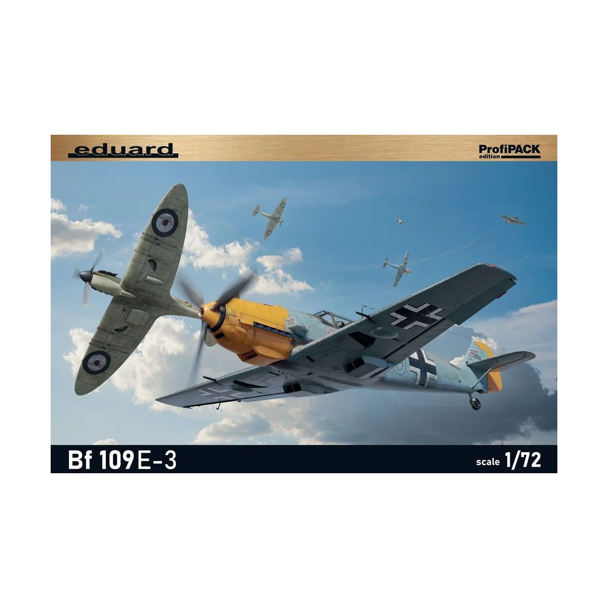 Bf 109E-3 Profipack, 1/72 - Eduard Plastic Kits 7032