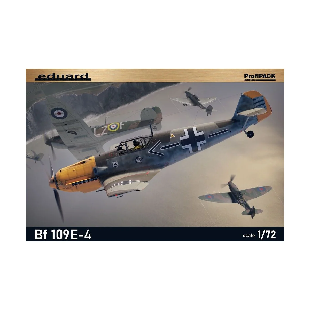 Bf 109E-4 Profipack, 1/72 - Eduard Plastic Kits 7033