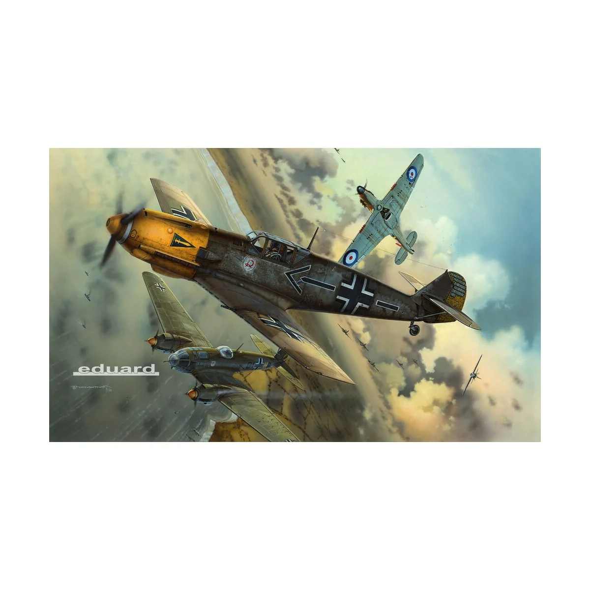 Bf 109E-4 Profipack, 1/32 - Eduard Plastic Kits 3003