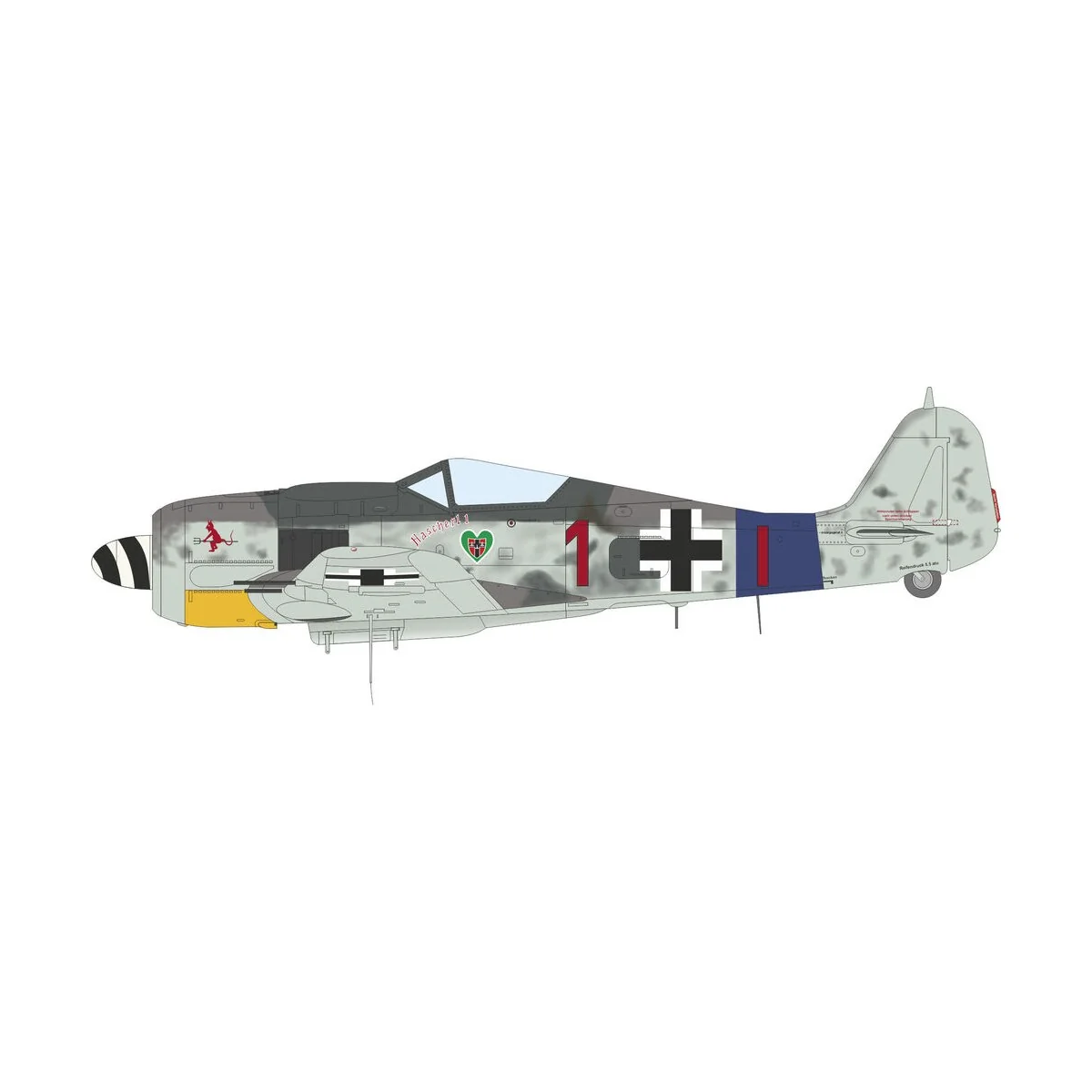 Fw 190A-8 standard wings, 1/72 - Eduard Plastic Kits 7463