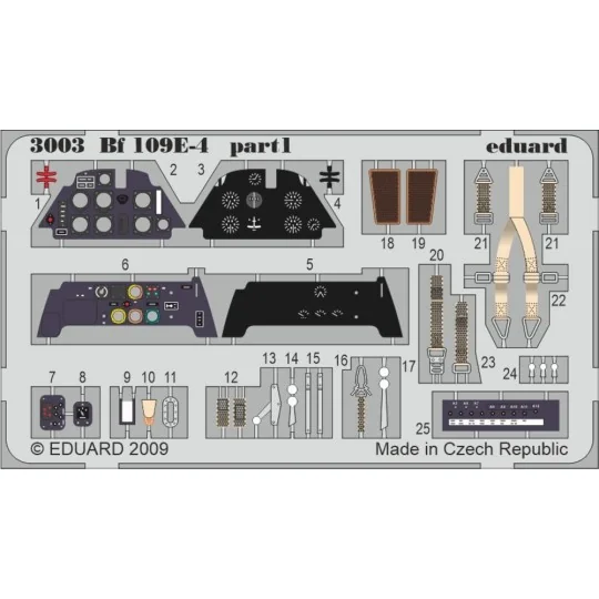 Bf 109E-4 Profipack, 1/32 - Eduard Plastic Kits 3003