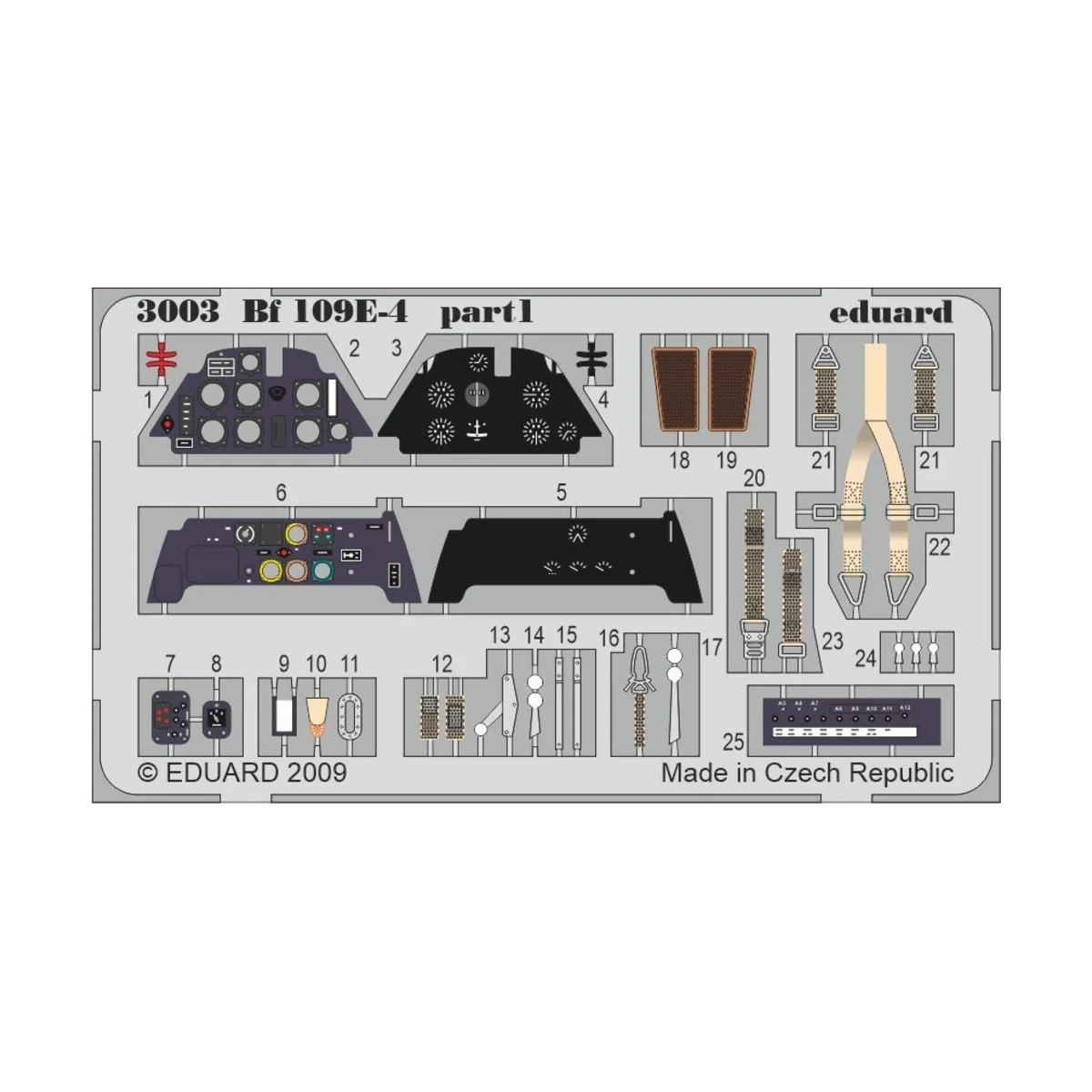 Bf 109E-4 Profipack, 1/32 - Eduard Plastic Kits 3003