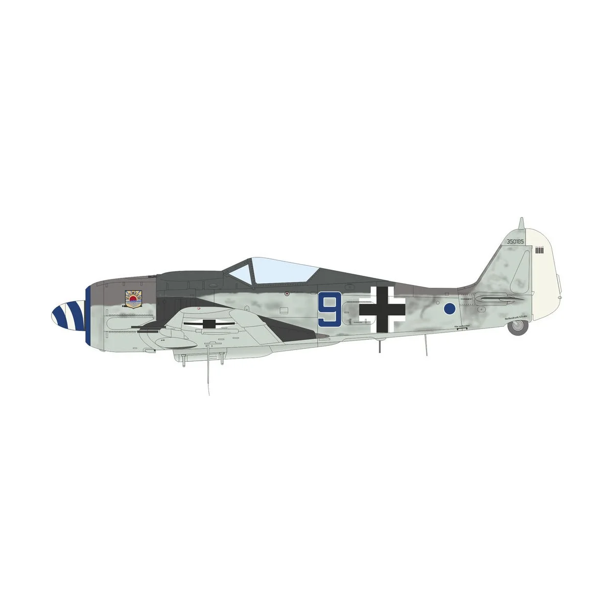 Fw 190A-8 standard wings, 1/72 - Eduard Plastic Kits 7463