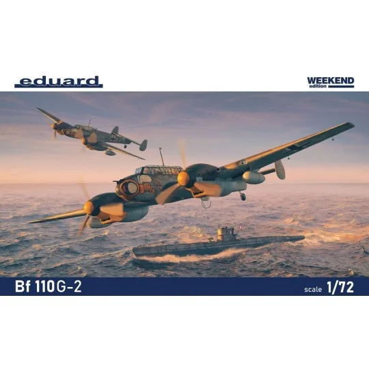 Bf 110G-2 Weekend edition, 1/72 - Eduard Plastic Kits 7468