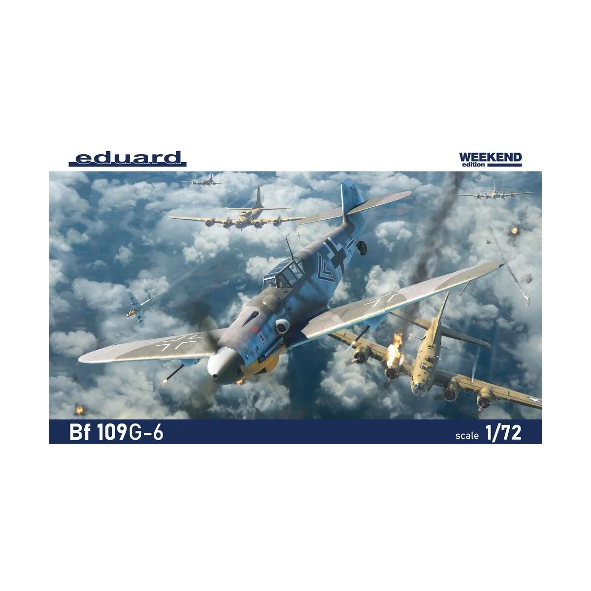 Bf 109G-6 1/72 EDUARD-WEEKEND, 1/72 - Eduard Plastic Kits 7475