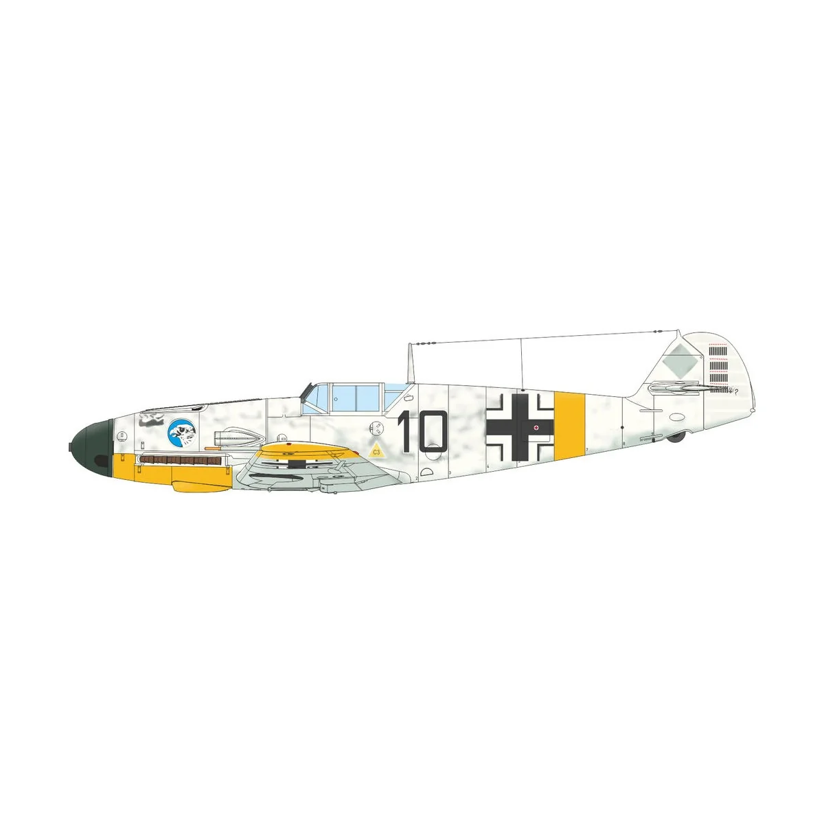 Bf 109F-2 EDUARD-WEEKEND, 1/48 - Eduard Plastic Kits 7474