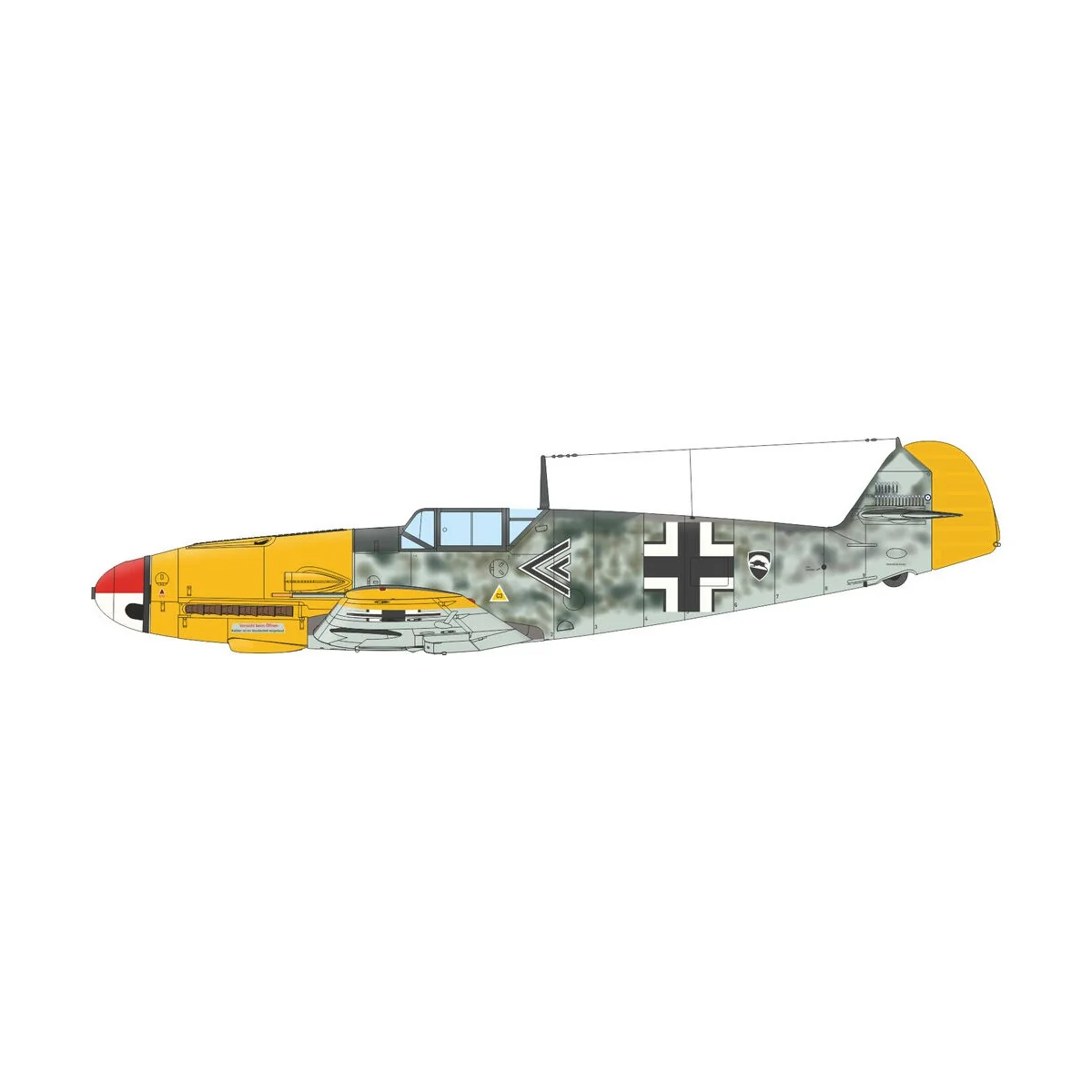 Bf 109F-2 EDUARD-WEEKEND, 1/48 - Eduard Plastic Kits 7474