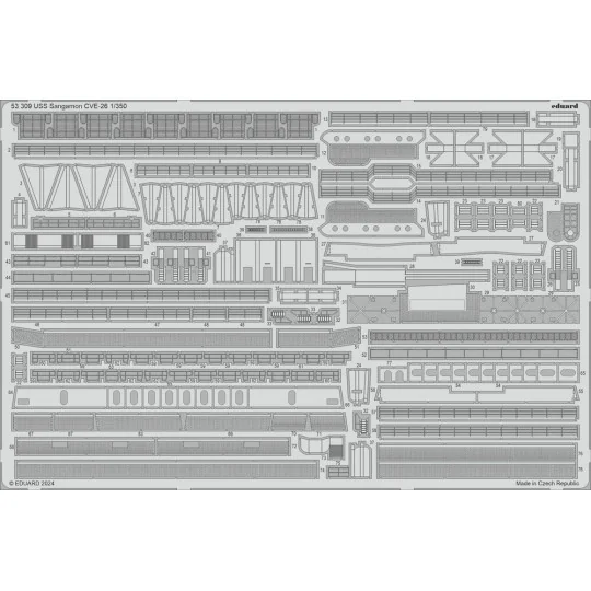 USS Sangamon CVE-26 TRUMPETER, 1/350 - Eduard Accessories 53309