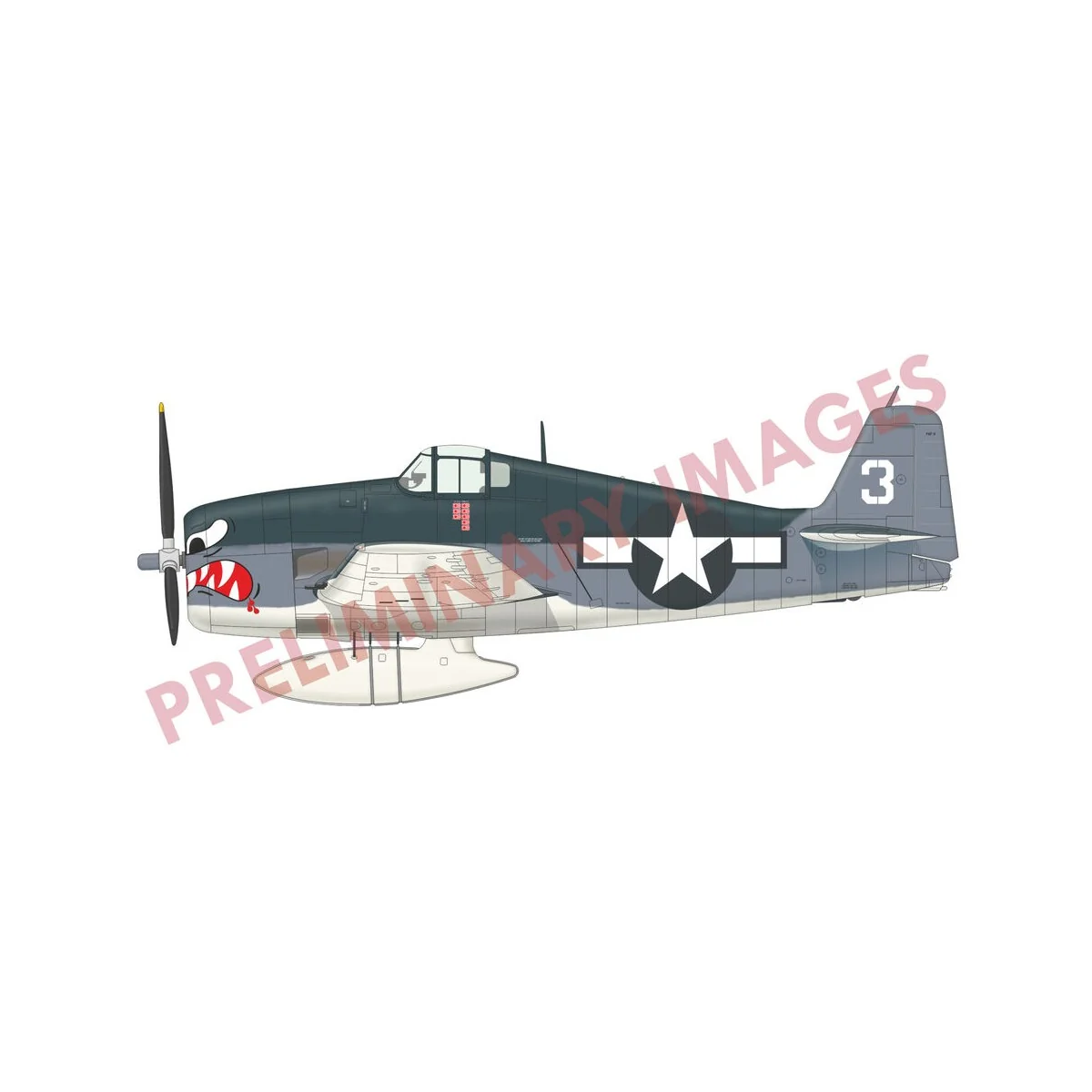 F6F-3 Profipack, 1/48 - Eduard Plastic Kits 8227