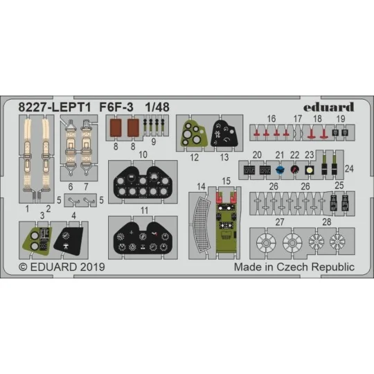 F6F-3 Profipack, 1/48 - Eduard Plastic Kits 8227
