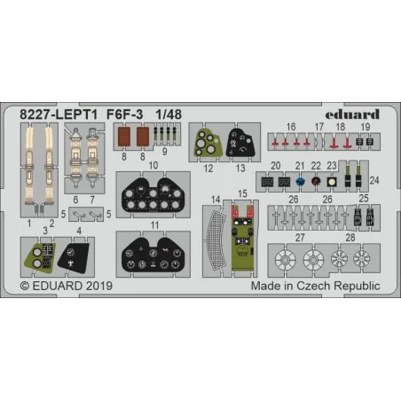 F6F-3 Profipack, 1/48 - Eduard Plastic Kits 8227