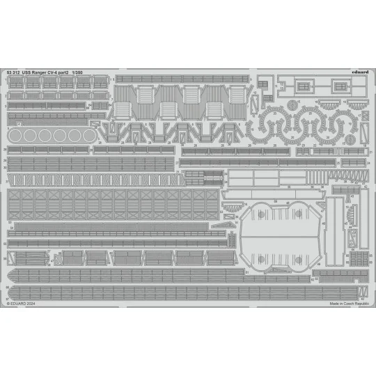 USS Ranger CV-4 part 2, 1/350 - Eduard Accessories 53312 USS Ranger CV-4 part 2, 1/350 - Eduard Accessories 53312