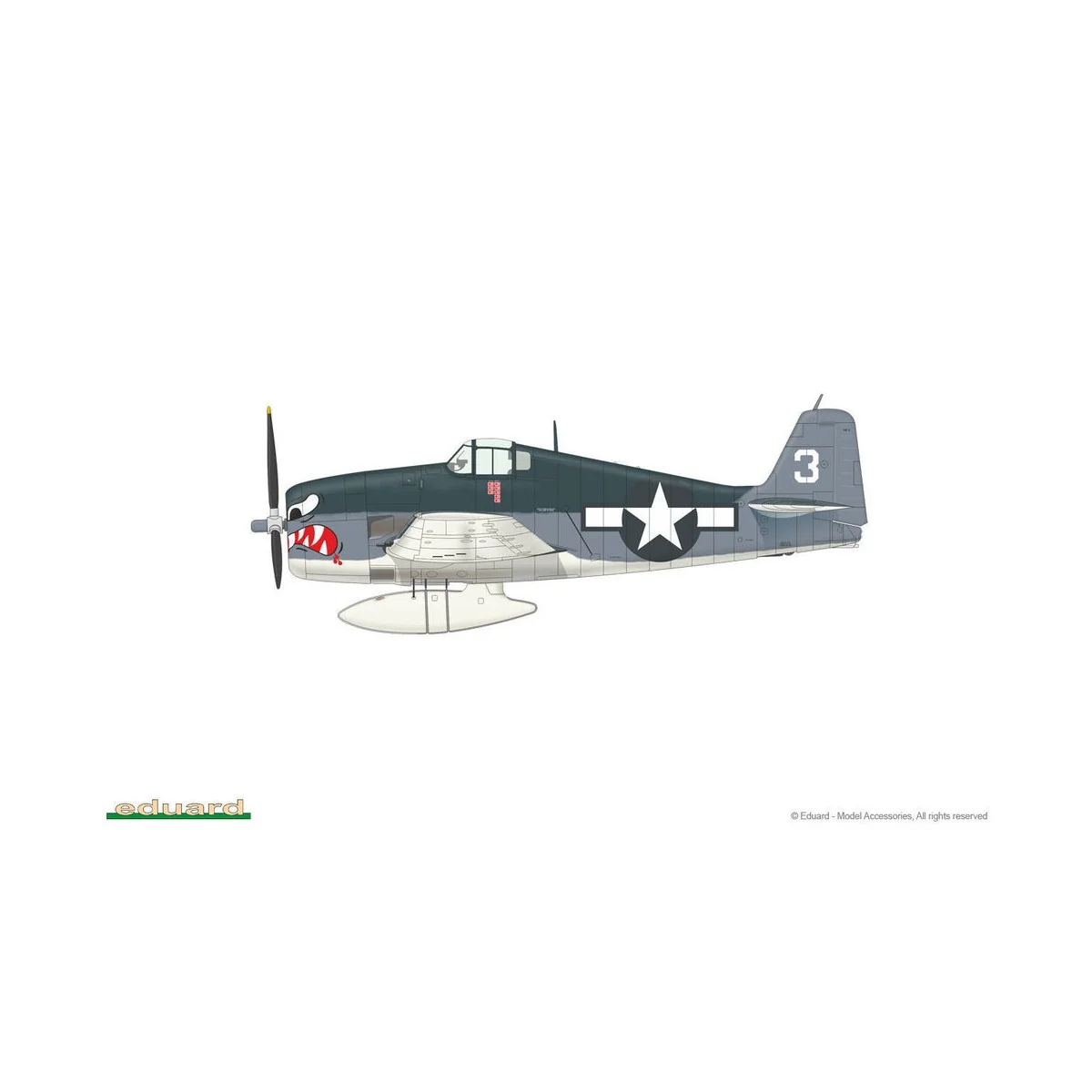 F6F-3 Profipack, 1/48 - Eduard Plastic Kits 8227