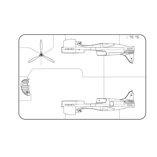 P-40K Warhawk DUAL COMBO, 1/48 - Eduard Plastic Kits R0024