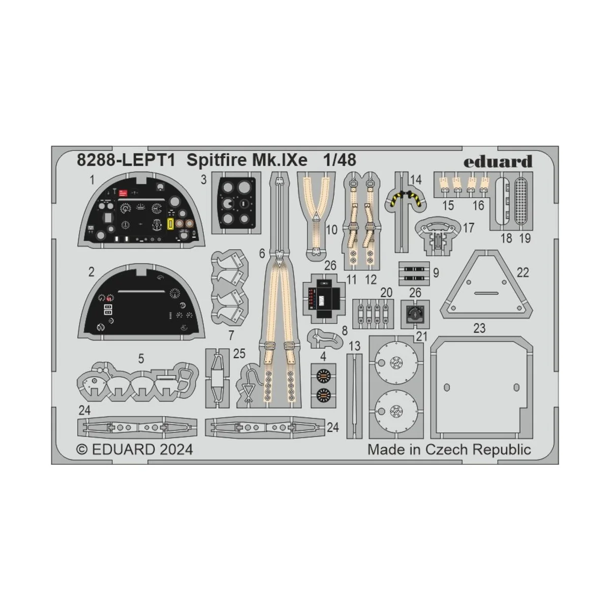 Spitfire Mk.Ixe EDUARD-PROFIPACK, 1/48 - Eduard Plastic Kits 8288