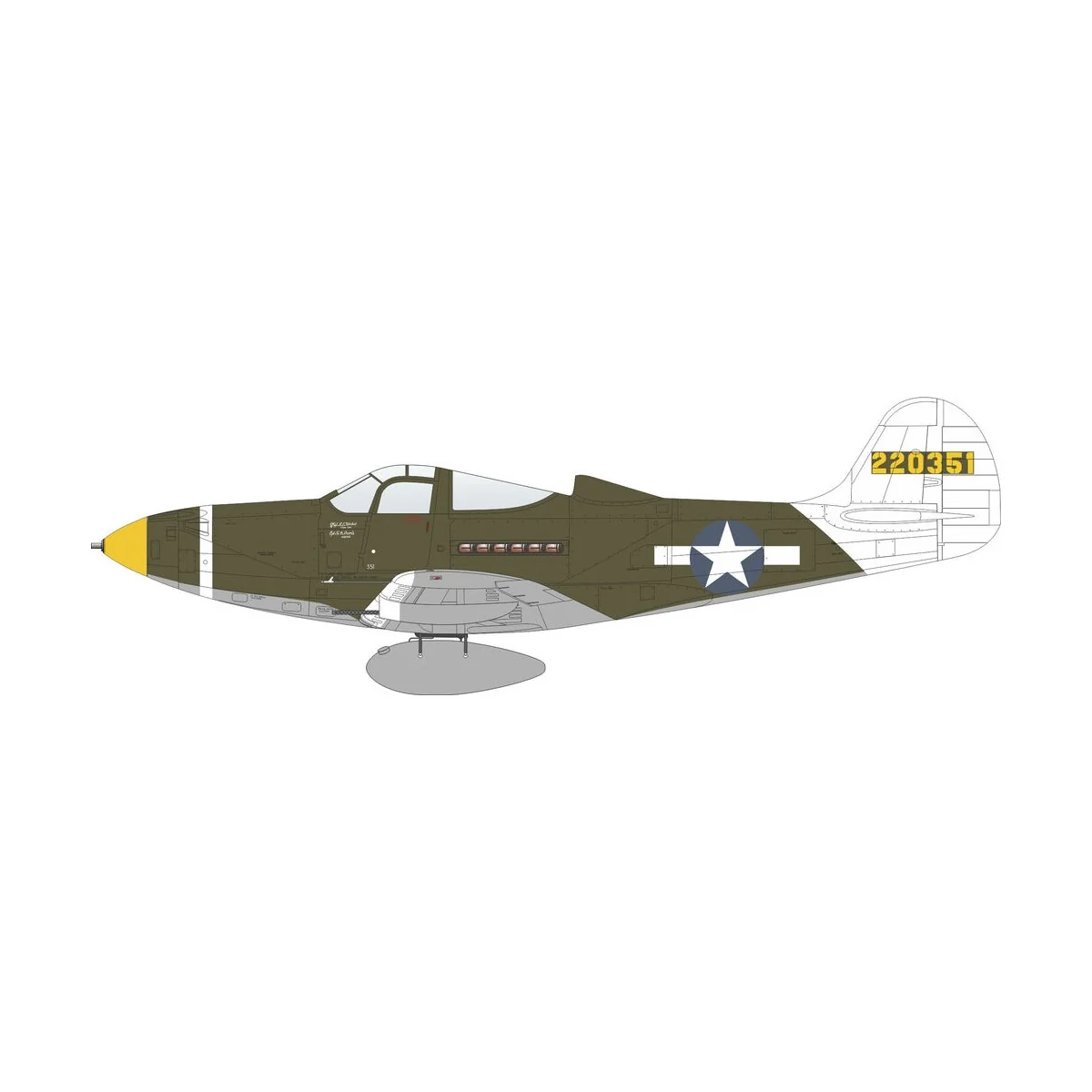 P-39Q Airacobra, Weekend Edition, 1/48 - Eduard Plastic Kits 8470