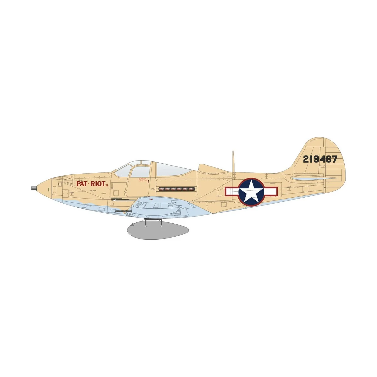 P-39Q Airacobra, Weekend Edition, 1/48 - Eduard Plastic Kits 8470