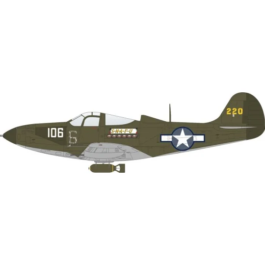 P-39Q Airacobra, Weekend Edition, 1/48 - Eduard Plastic Kits 8470