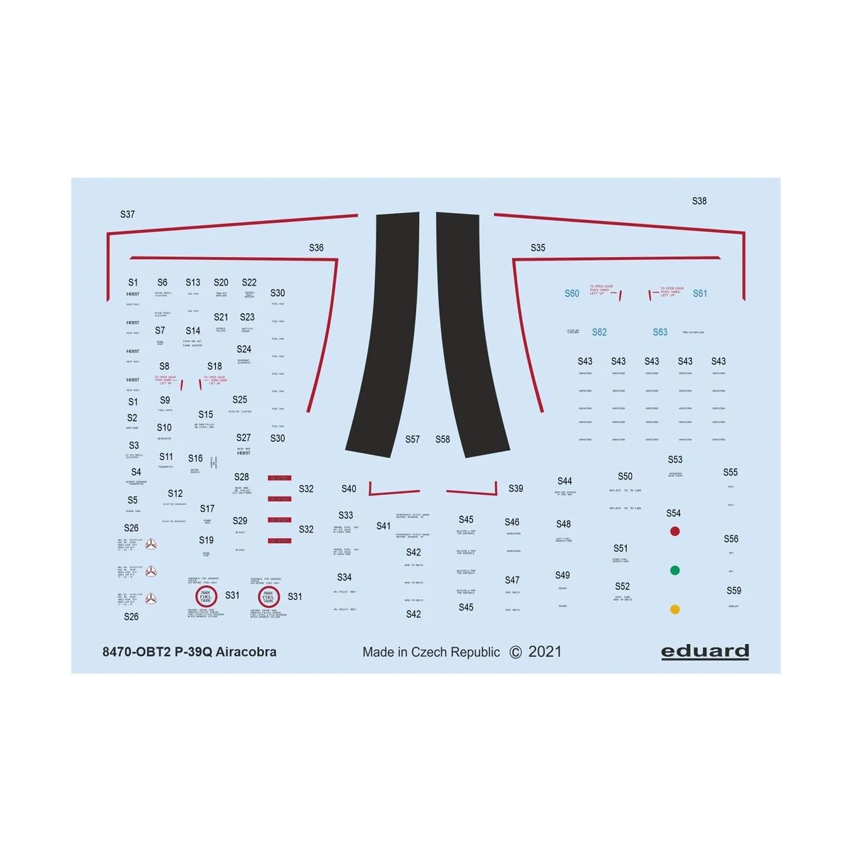 P-39Q Airacobra, Weekend Edition, 1/48 - Eduard Plastic Kits 8470