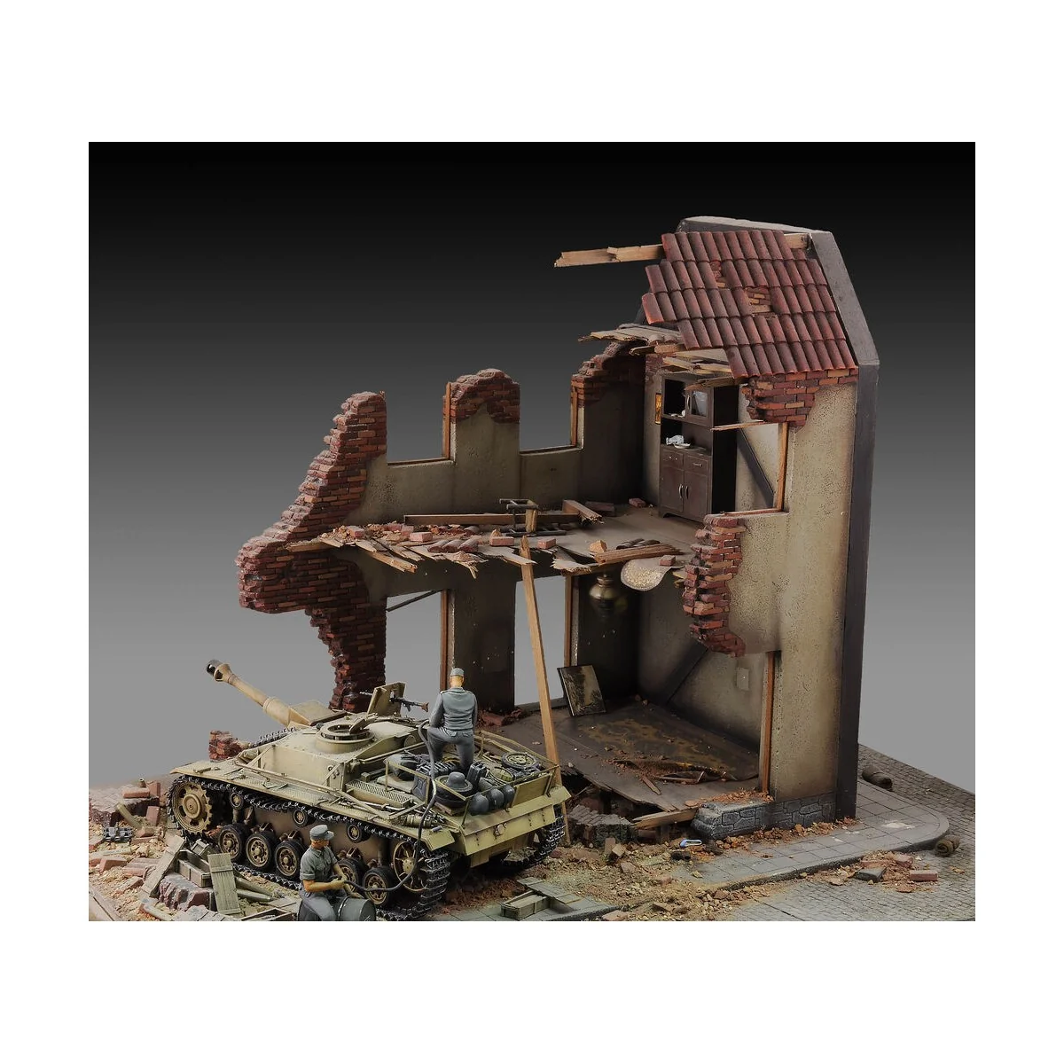 Internal house ruin, 1/35 - Royal Model RM014