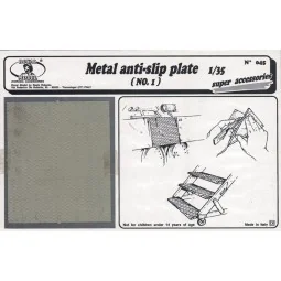 Metal anti-slip plate n.1, 1/35 - Royal Model RM045