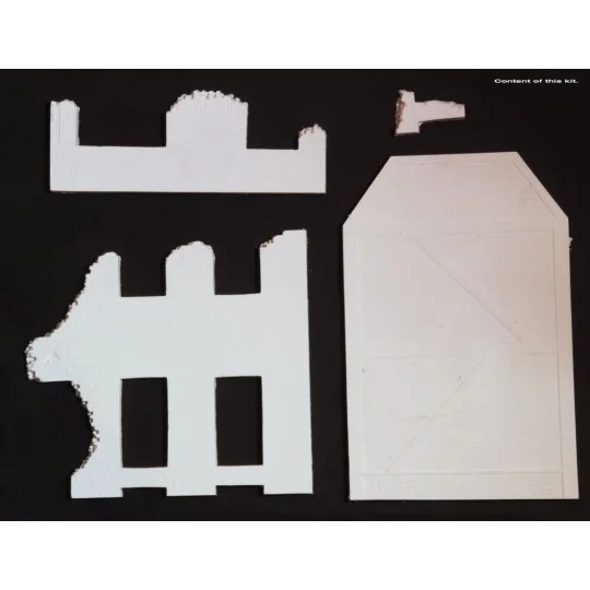 Internal house ruin, 1/35 - Royal Model RM014