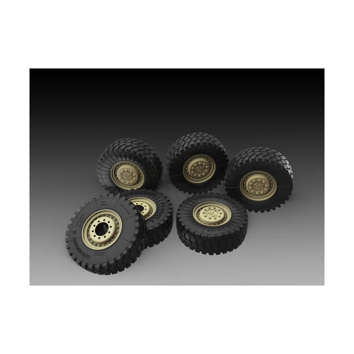 Cougar-4×4 sagged wheels, 1/35 - Royal Model RM772