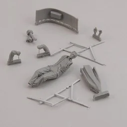 German soldier who sleeps-WWII, 1/35 - Royal Model RM852 2