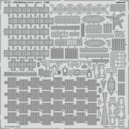 USS Midway CV-41 part 4 TRUMPETER, 1/350 - Eduard Accessories 53317
