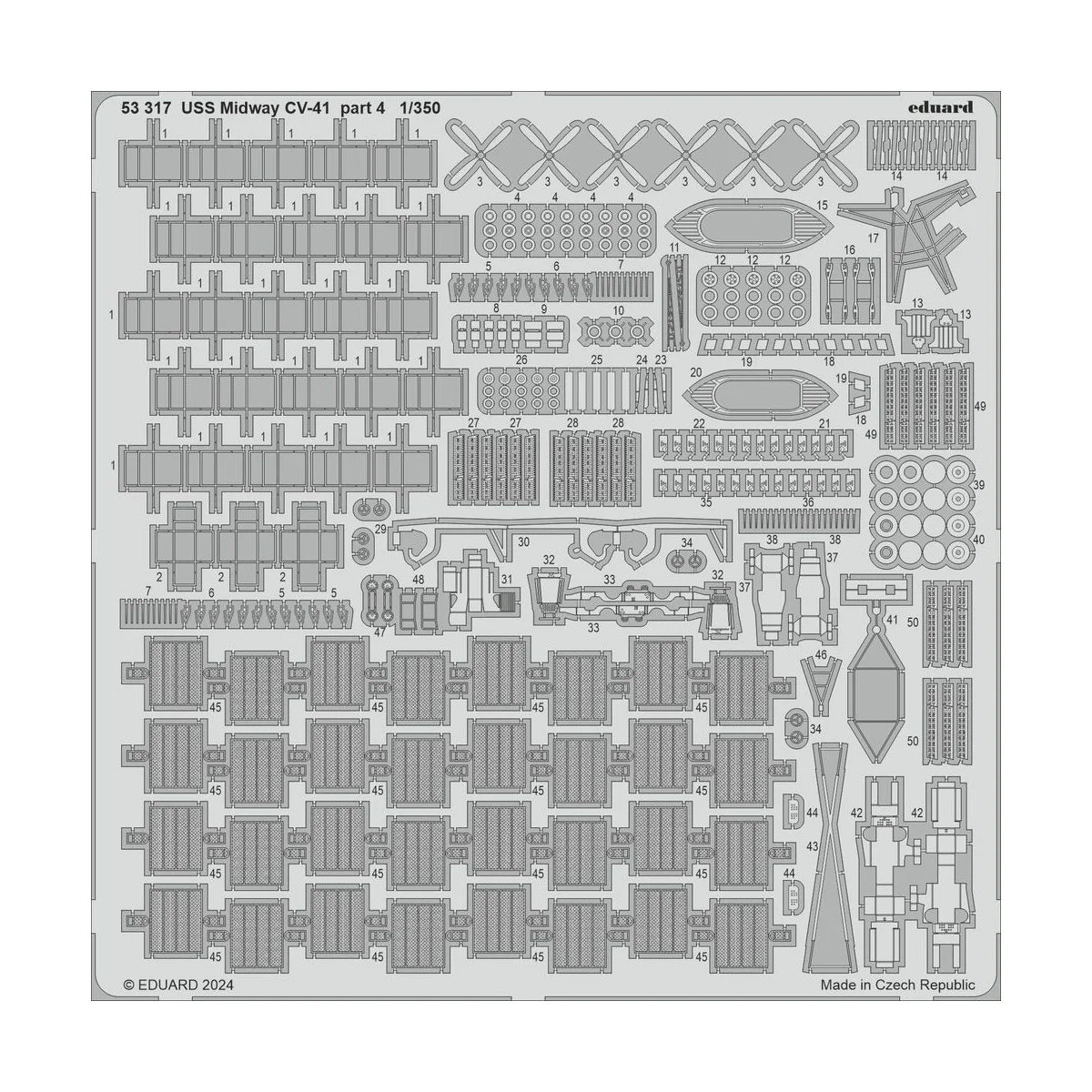 USS Midway CV-41 part 4 TRUMPETER, 1/350 - Eduard Accessories 53317 USS Midway CV-41 part 4 TRUMPETER, 1/350 - Eduard Accessories 53317