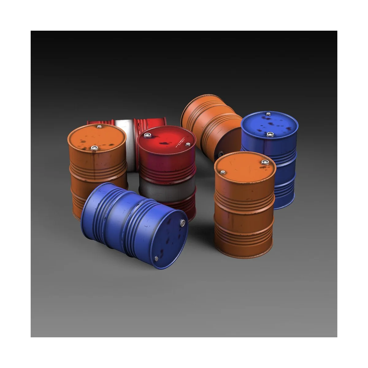 Modern oil drums, 1/35 - Royal Model RM866
