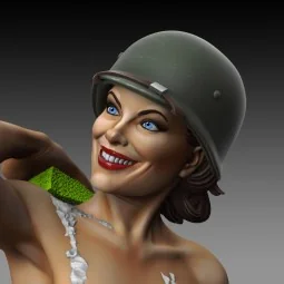 Girl taking a bath, 1/35 - Royal Model RM885 2