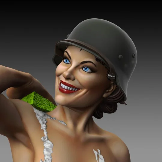 Girl taking a bath, 1/35 - Royal Model RM885