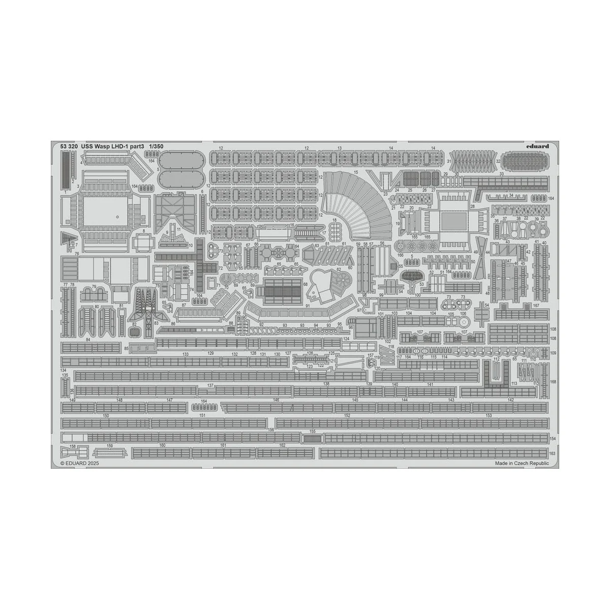 USS Wasp LHD-1 part 3 0 TRUMPETER - Eduard Accessories 53320