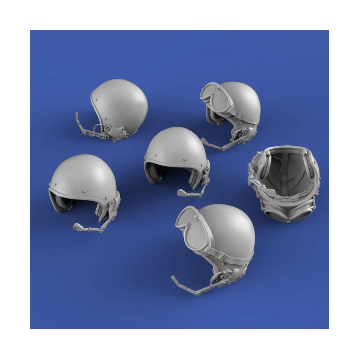 U.S. CVC T56-6 helmets set 'Vietnam', 1/35 - Royal Model RM893