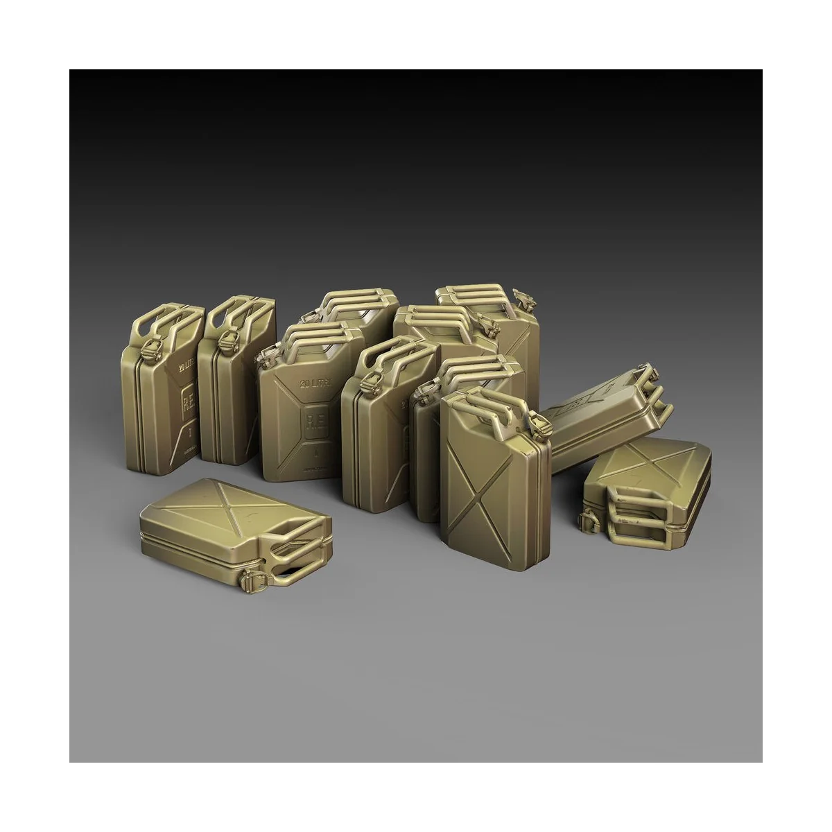 Italian jerrycans WWII, 1/35 - Royal Model RM899
