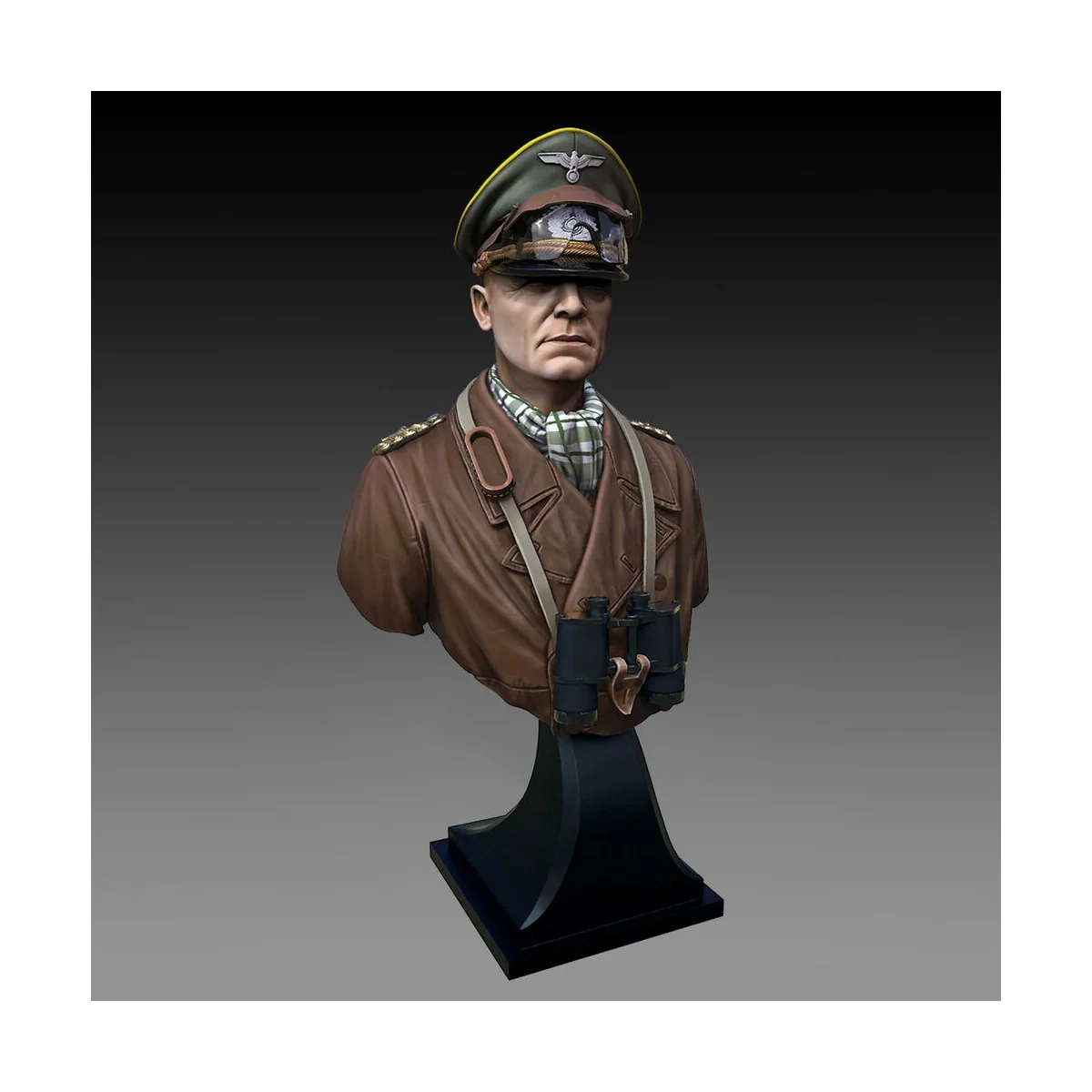 Erwin Rommel bust, 1/16 - Royal Model RM903