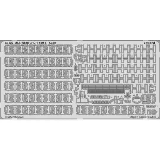 USS Wasp LHD-1 part 5 TRUMPETER, 1/350 - Eduard Accessories 53322