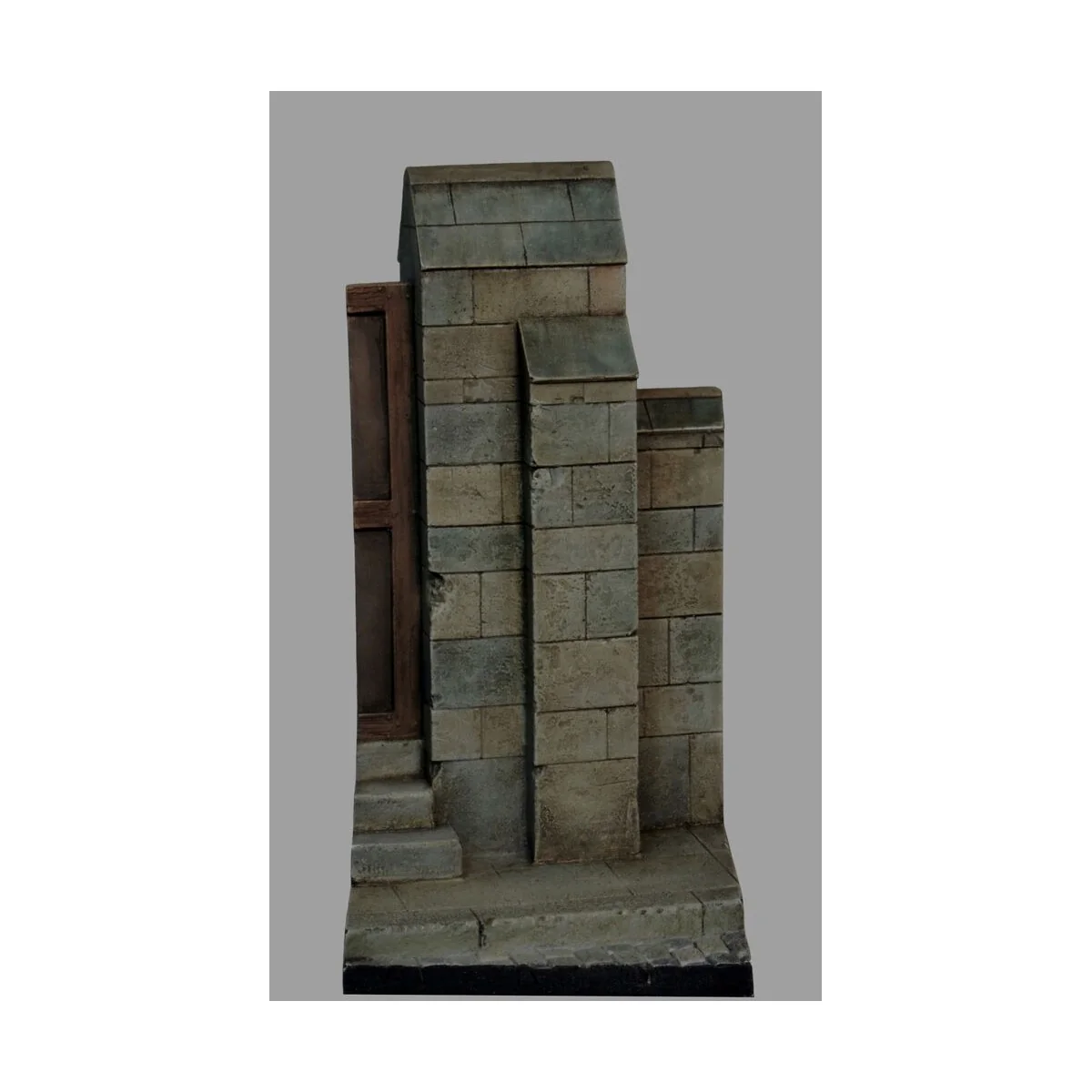 Base with wall and road, 1/32 - Royal Model RM921
