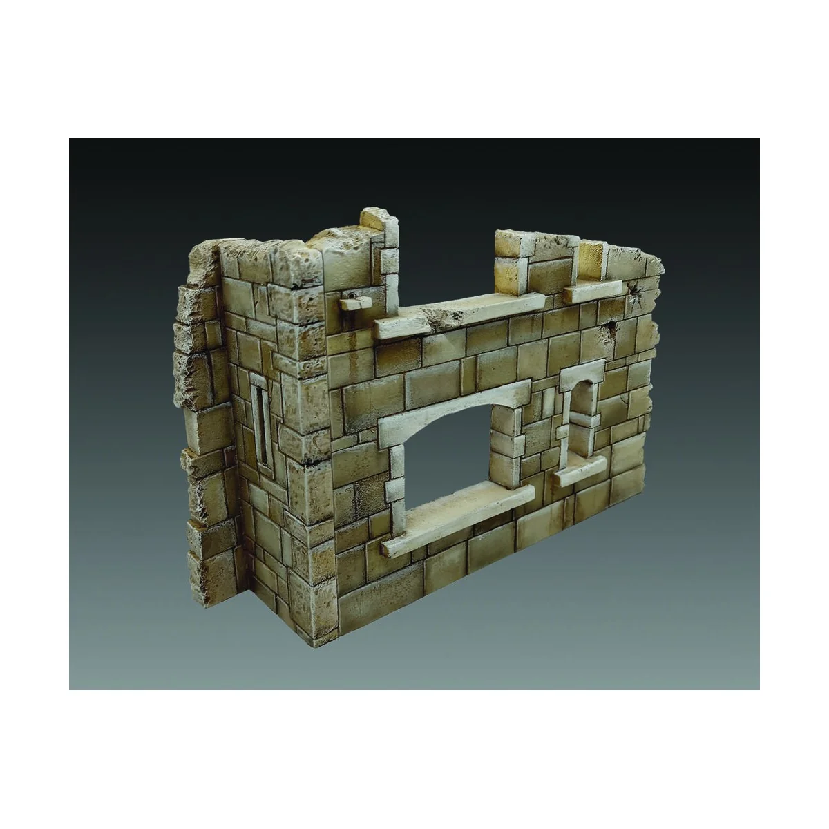 Ruined building section, 1/35 - Royal Model RM927
