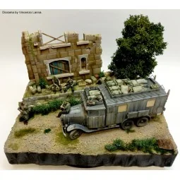 Ruined building section, 1/35 - Royal Model RM927 2