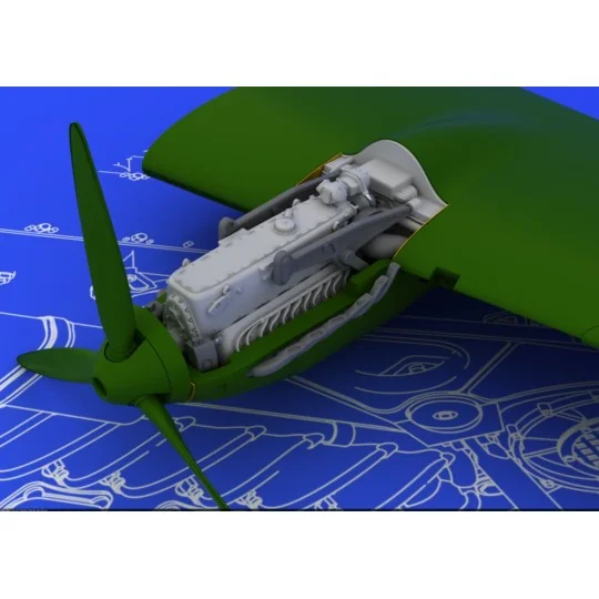 DB 601A/N for Bf 110 for Eduard, 1/72 - Eduard Accessories 672005