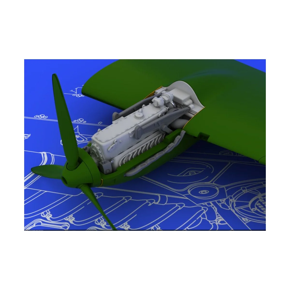 DB 601A/N for Bf 110 for Eduard, 1/72 - Eduard Accessories 672005