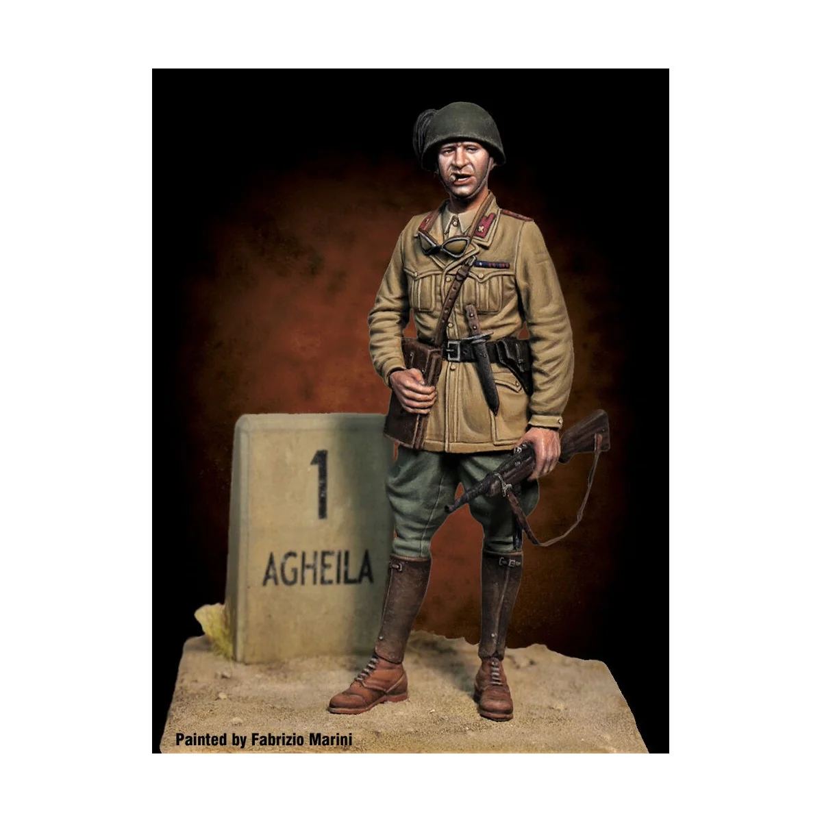 Ufficiale Bersaglieri - Tripoli 1941, 1/35 - Royal Model RM944