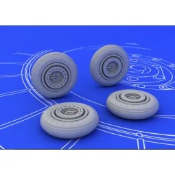MiG-15 wheels for Eduard - Eduard Accessories 672007