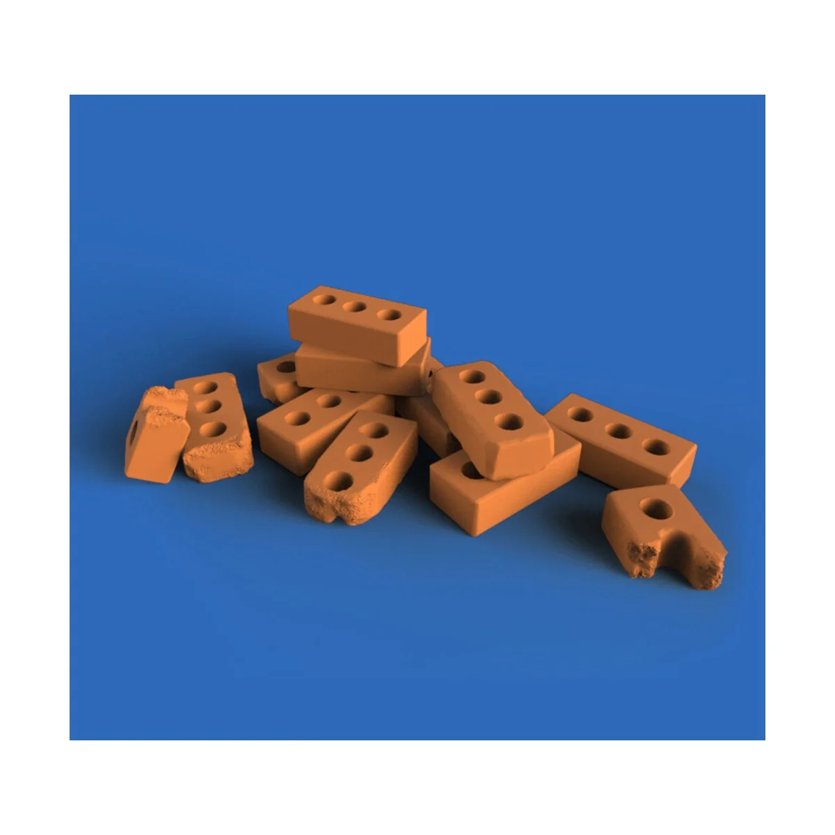 Fired Bricks - No. 2, 1/35 - Royal Model RM946